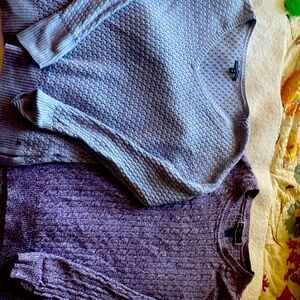Two sweaters very soft loose fit knit